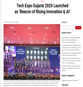 SamacharGuru : Tech Expo Gujarat 2026 Launched as ‘Beacon of Rising Innovation & AI’