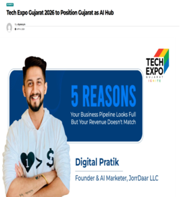 Citystory : Tech Expo Gujarat 2026 to Position Gujarat as AI Hub