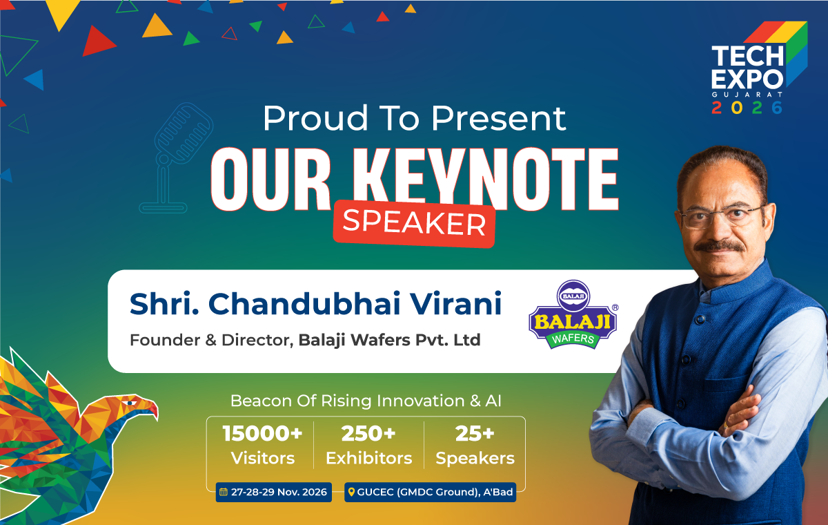 Shri Chandubhai Virani Joins Tech Expo Gujarat 2026 as An Esteemed Speaker